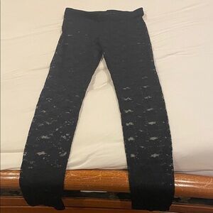 Black Lace Leggings